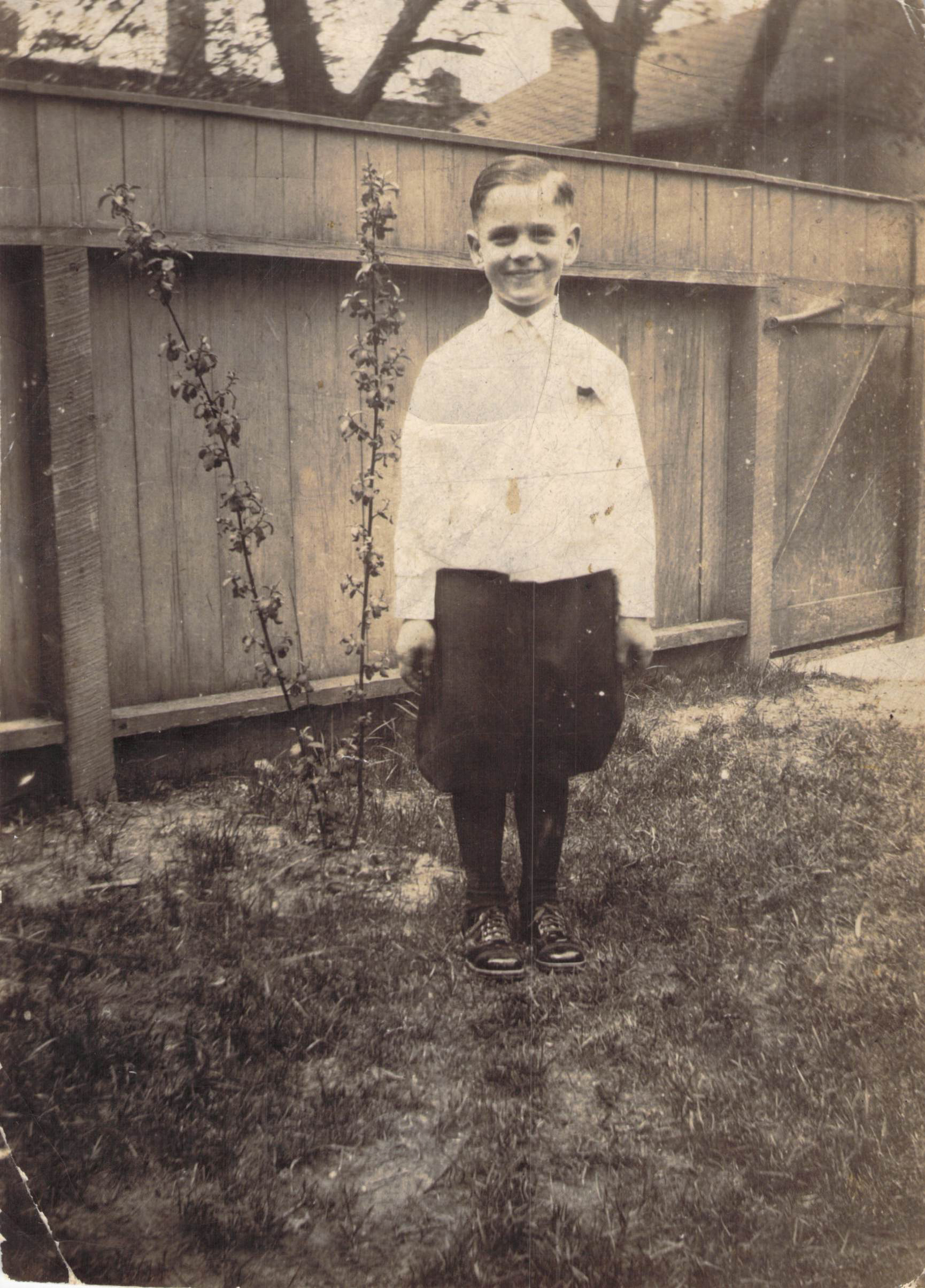Walter "Curly" Price, 1st Communion, abt 1928